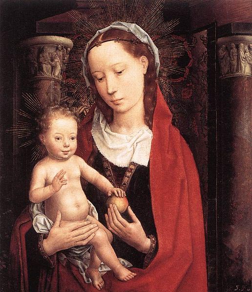 Hans Memling Standing Virgin and Child